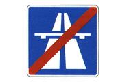 Ende der Autobahn